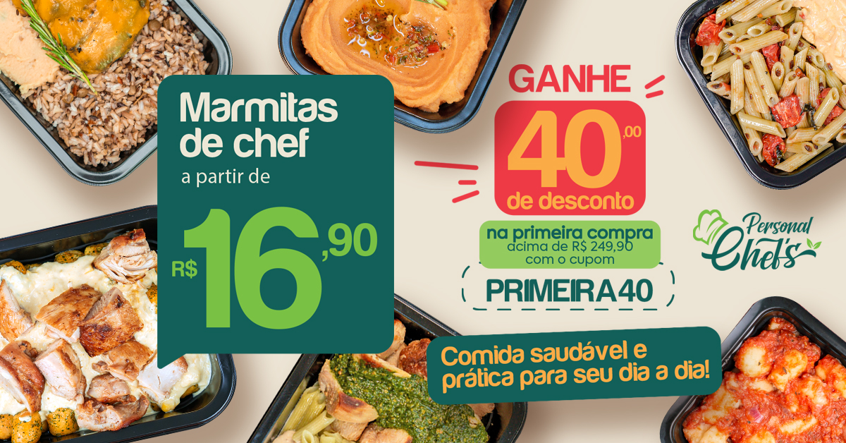 Personal Chef's - Marmitas saudável